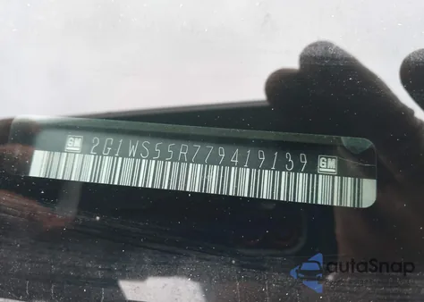 2007 Chevrolet Impala Police из США, поврежденный, VIN 2G1WS55R779419139